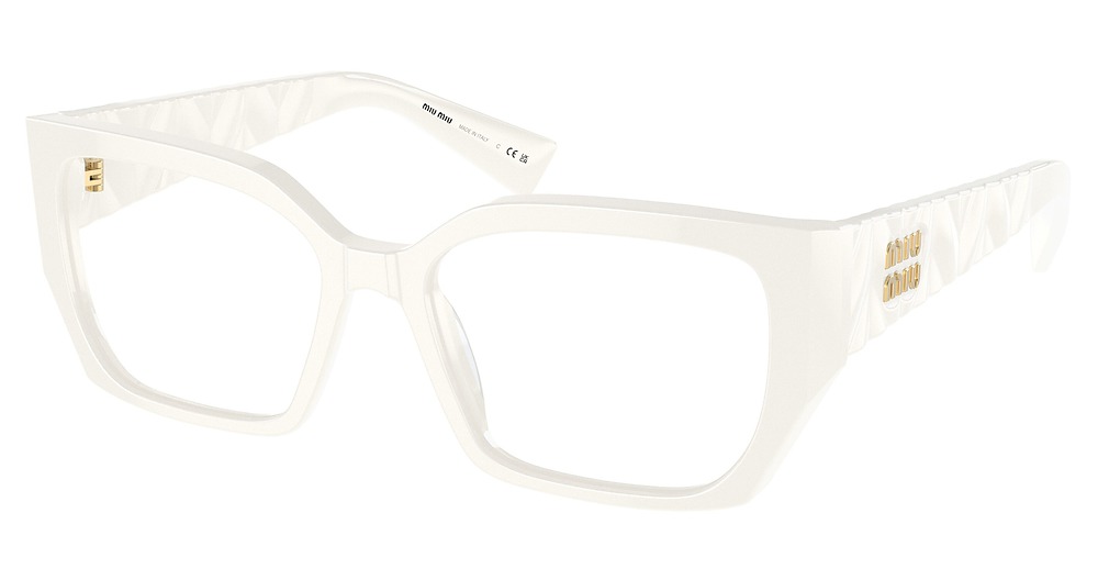 Miu Miu MU 03VV rectangle eyeglasses in White