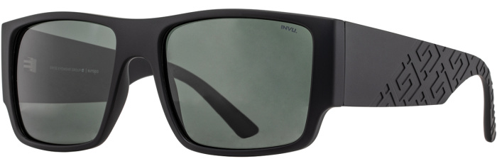 Matte Black / Solid Green