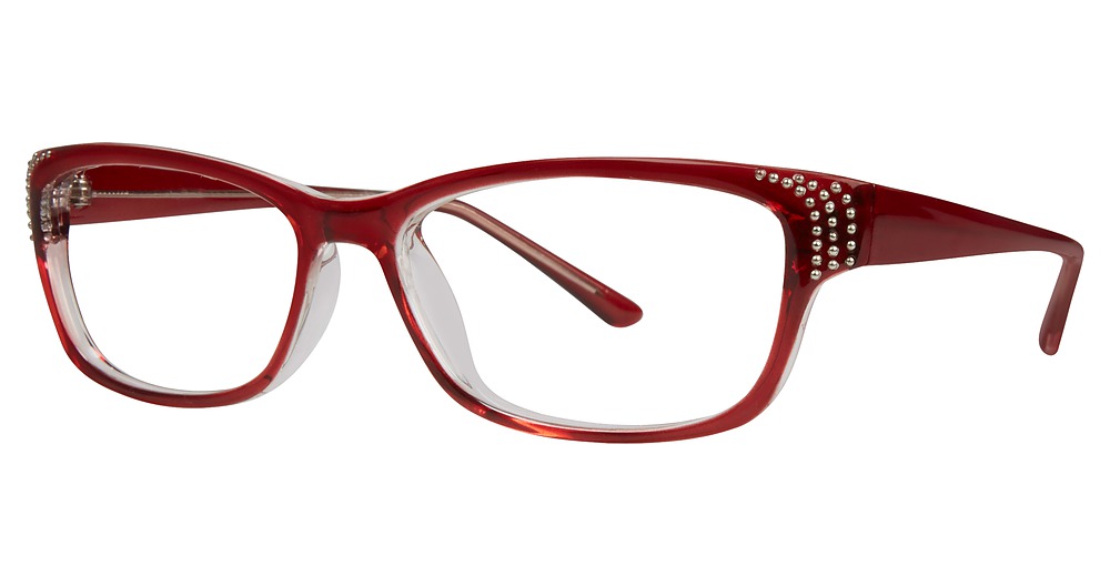 burgundy/crystal