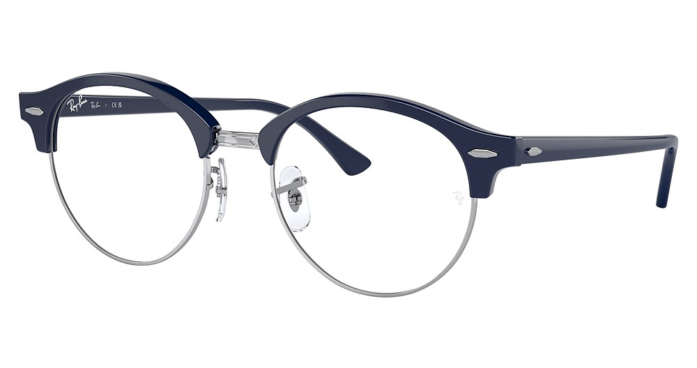 Ray-Ban RX4246V CLUBROUND round eyeglasses in Blue
