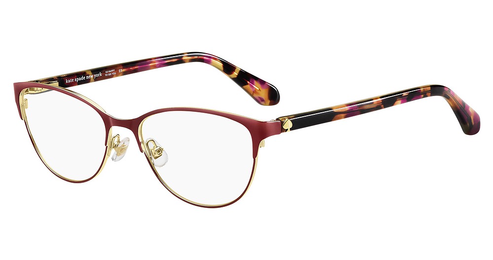 Kate Spade Hadlee rectangle eyeglasses in Hvnaplum