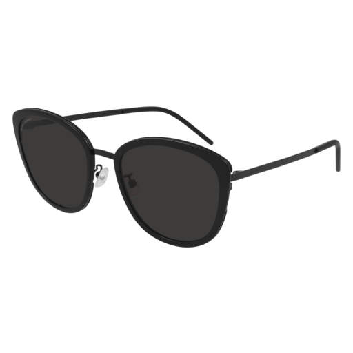 Saint Laurent SL 377/K Slim cateye sunglasses in Black