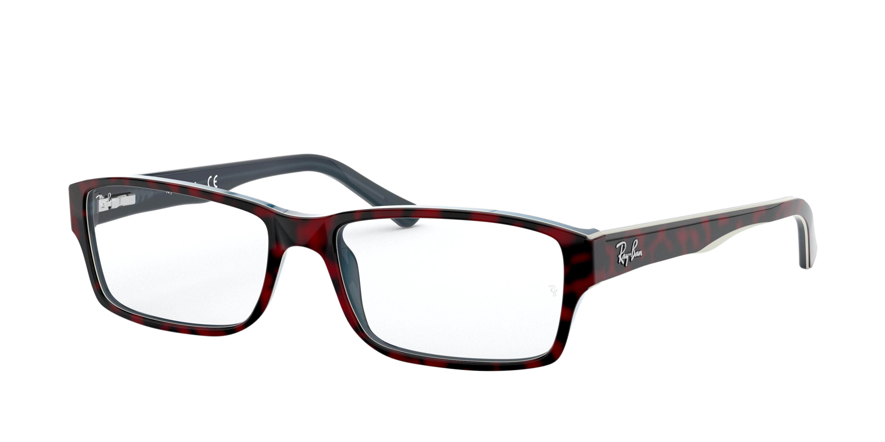 TOP RED HAVANA ON OPAL BLUE