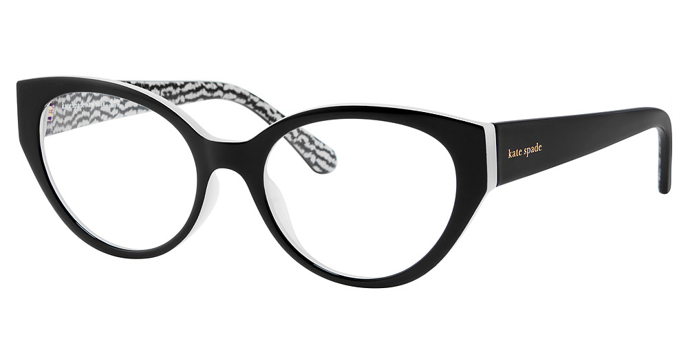 Kate Spade KS CAIA 2/BB round eyeglasses in Black