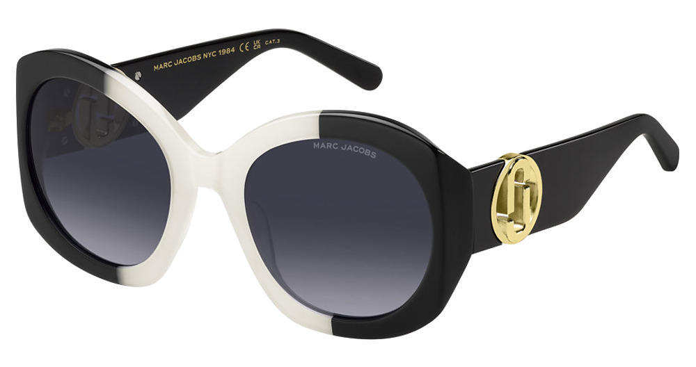 Marc Jacobs MARC 722/S sunglasses in Whteblkw/Dark Grey Shaded
