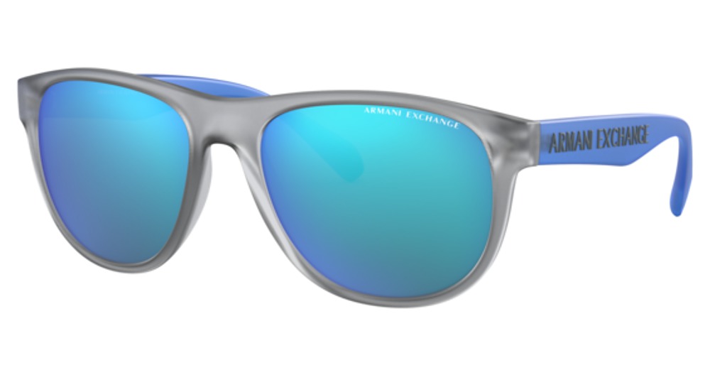 MATTE GREY / MIRROR BLUE