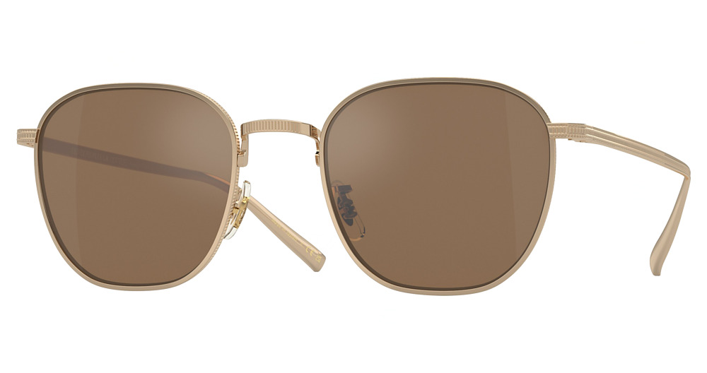 GOLD / COGNAC MIRROR