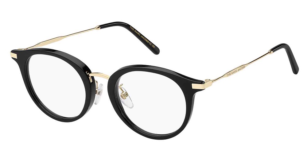Marc Jacobs MARC 623/G round eyeglasses in Gold Blck
