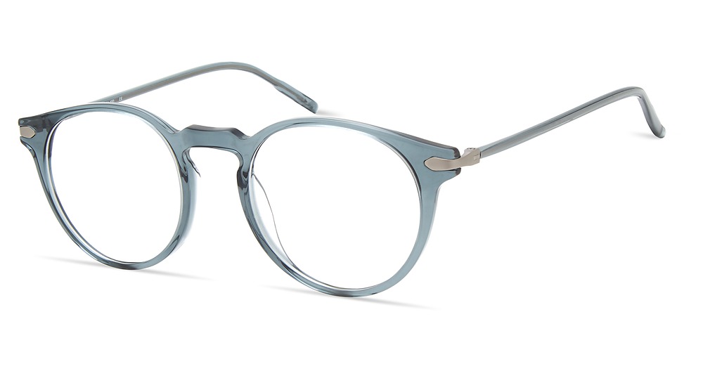 Modo LEWIS round eyeglasses in Greyish Aqua