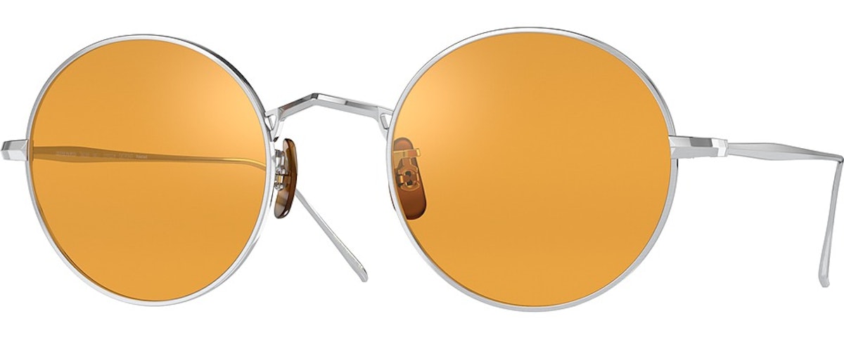 BRUSHED CHROME / AMBER BROWN POLAR