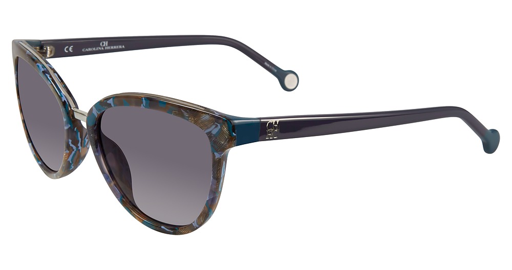 Carolina Herrera SHE688 cateye sunglasses in Blue Green Havana719