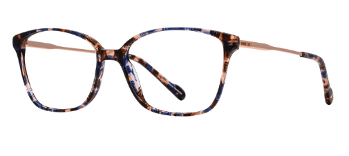 Cobalt Peach / Rose Gold