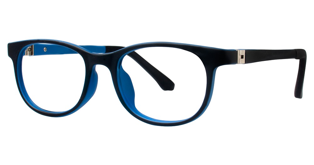black matte/blue
