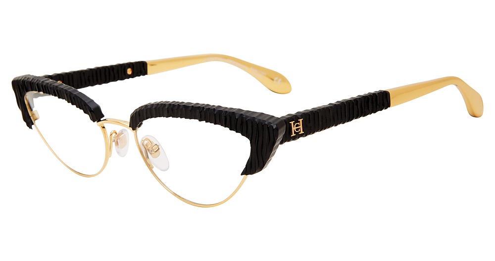 Carolina Herrera VHN058 cateye eyeglasses in Black 0703