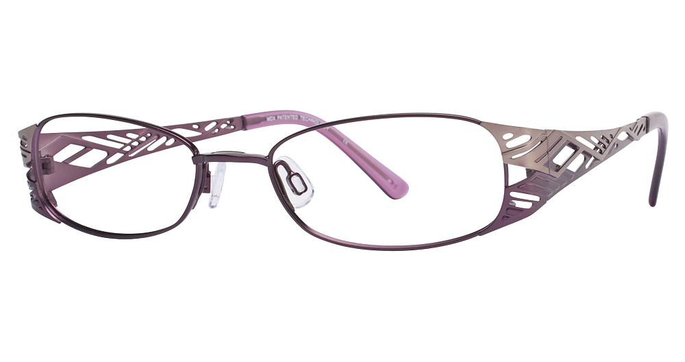 Stn Purple & Matt Silver