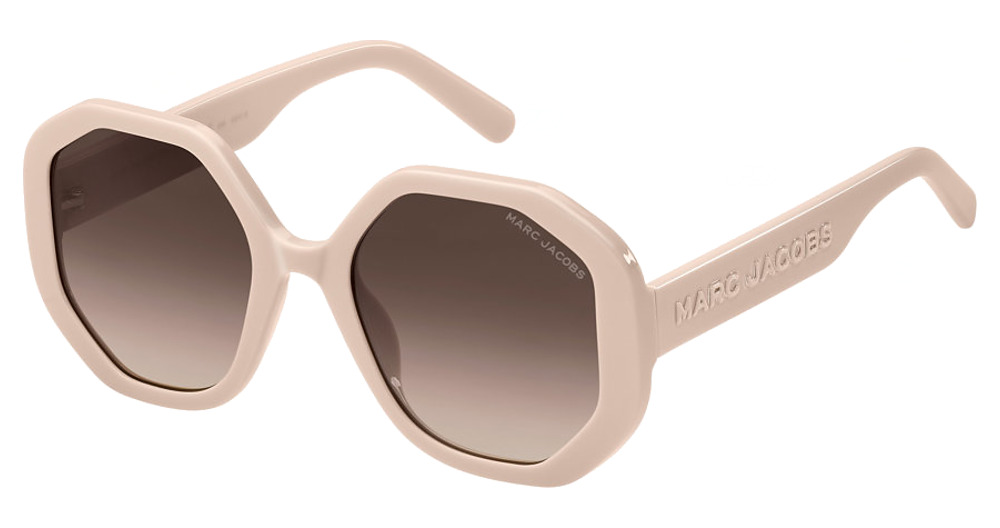 Marc Jacobs MARC 659/S irregular sunglasses in Pink/Brown Shaded