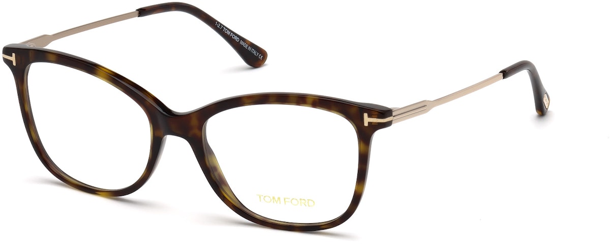 Shiny Classic Dark Havana Front, Shiny Rose Gold Temples