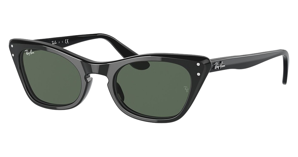 Ray-Ban RJ9099S MISS BURBANK cateye sunglasses in Black/Dark Green