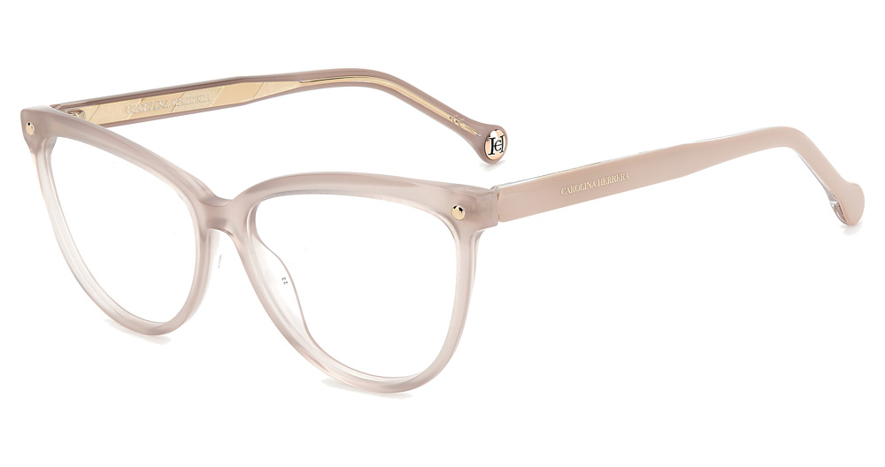 Carolina Herrera HER 0085 cateye eyeglasses in Nude