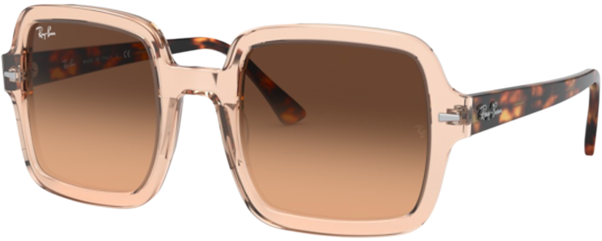 TRANSPARENT LIGHT BROWN / LIGHT BROWN GRADIENT BLACK