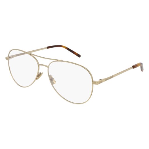 Saint Laurent SL 153 round eyeglasses in Gold