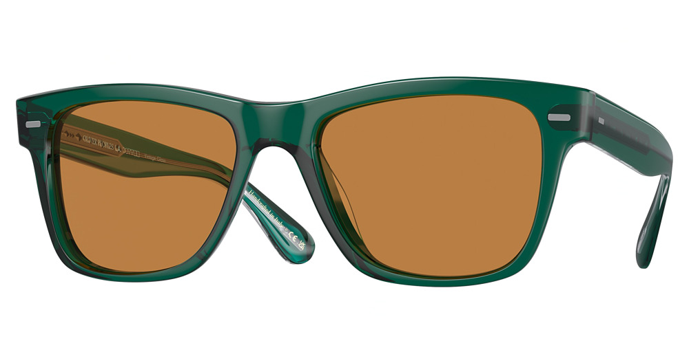 TRANSLUCENT DARK TEAL / COGNAC