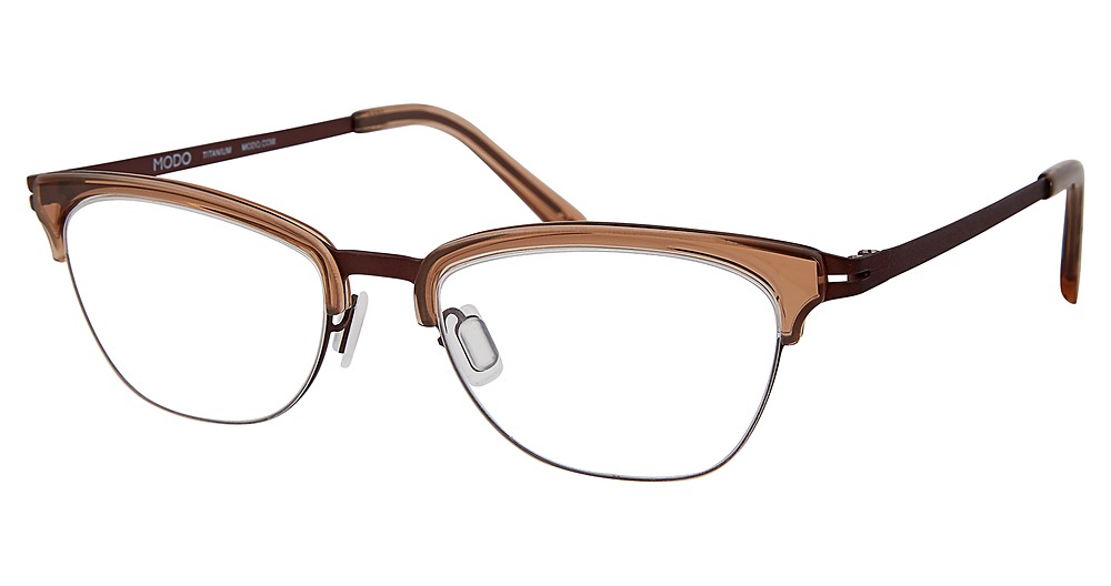 Modo 4521 cateye eyeglasses in Light Brown Crystal