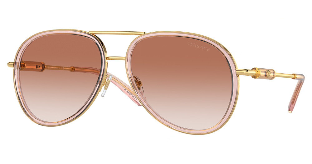 BROWN TRANSPARENT / PINK GRADIENT