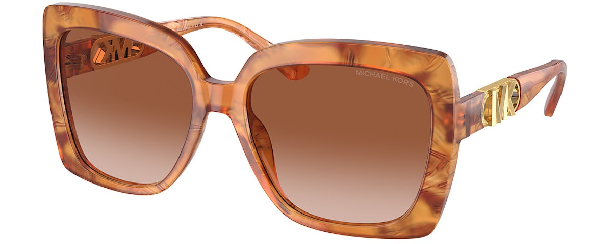 AMBER GRAPHIC TORTOISE / LIGHT BROWN GRADIENT