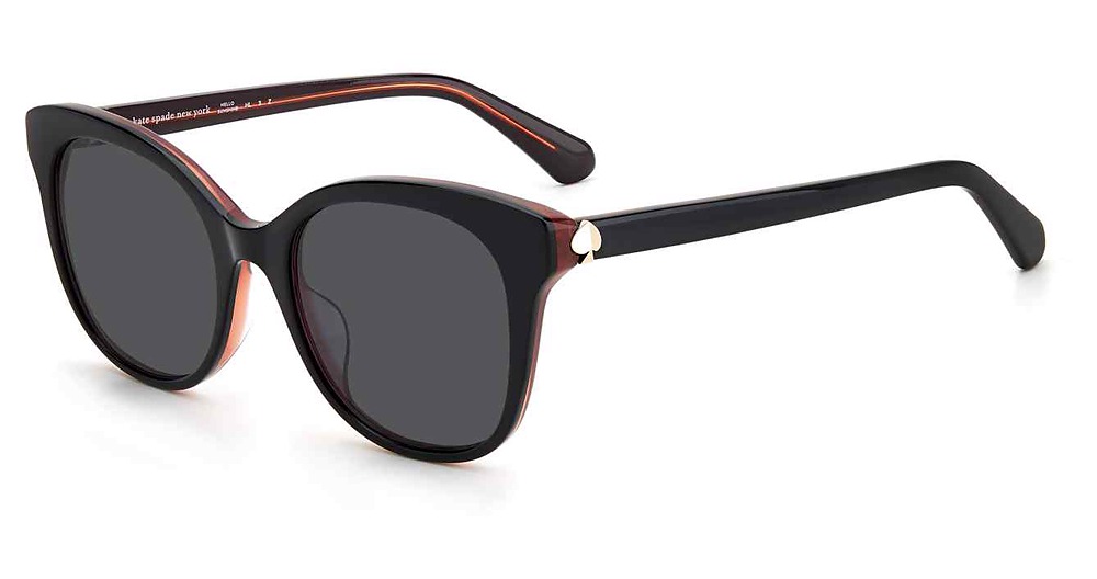 Kate Spade BIANKA/G/S cateye sunglasses in Black/Grey Pz