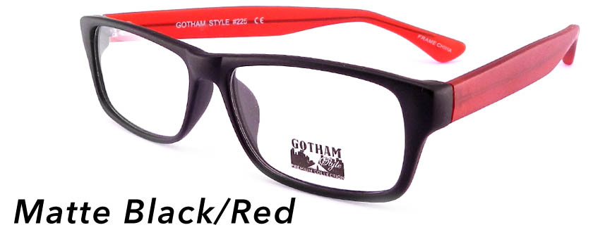 Matte Black/Red