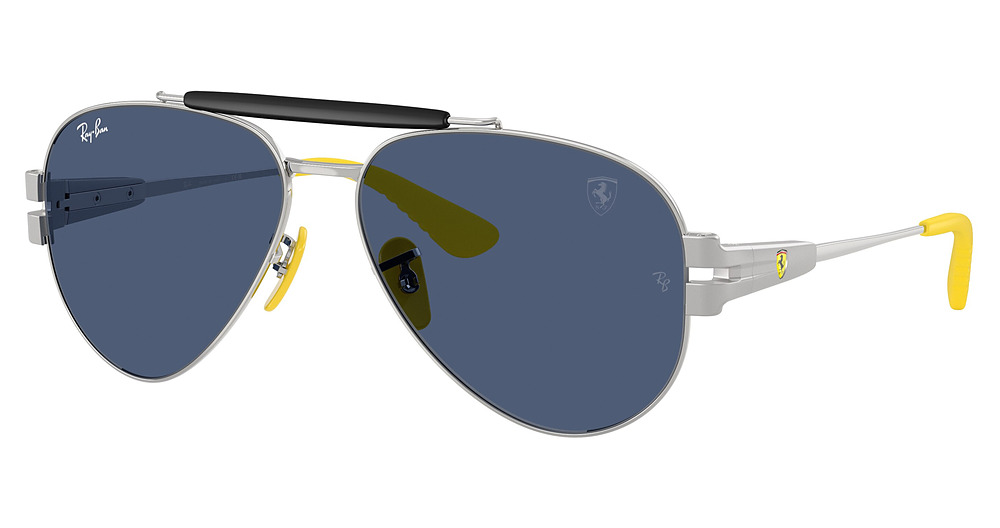 SILVER / DARK BLUE