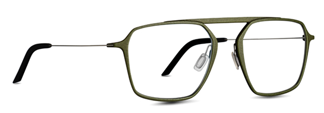 Olive Green - Dark Grey Temple