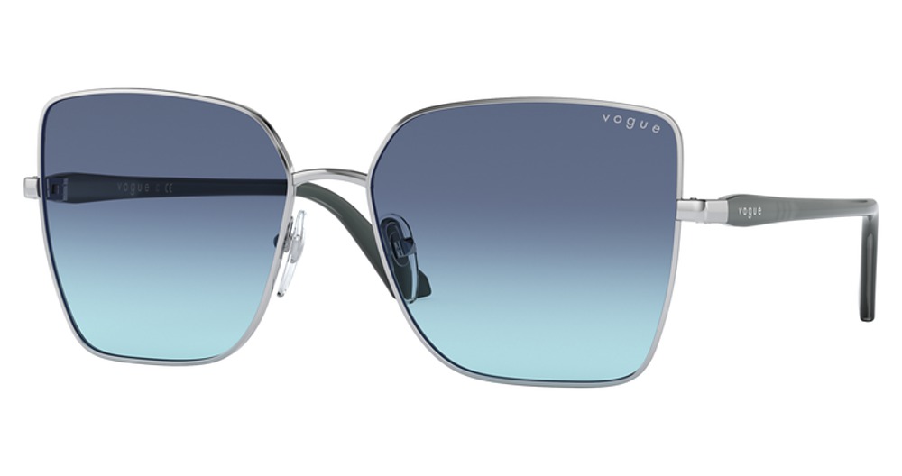 SILVER / AZURE GRADIENT DARK BLUE