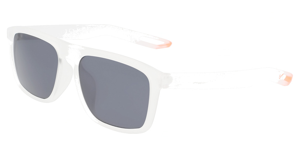 MATTE CRYSTAL CLEAR/DARK GREY