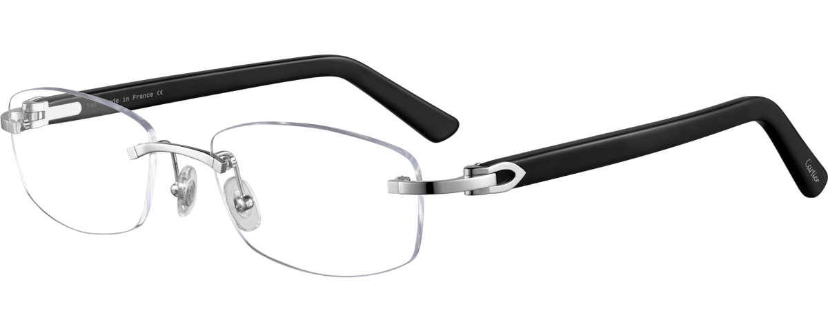 Cartier CT0048O SILVER BLACK Shop Glasses Online Trendsetter Eyewear Las Vegas NV