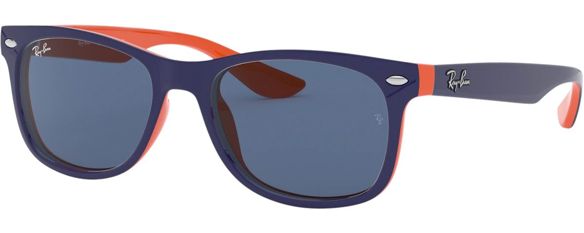 TOP BLUE ON ORANGE