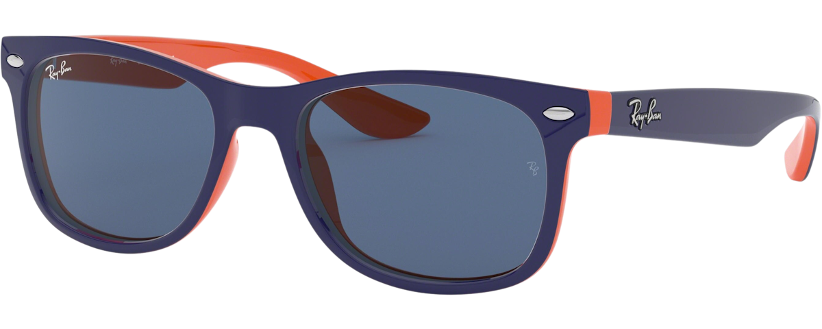TOP BLUE ON ORANGE
