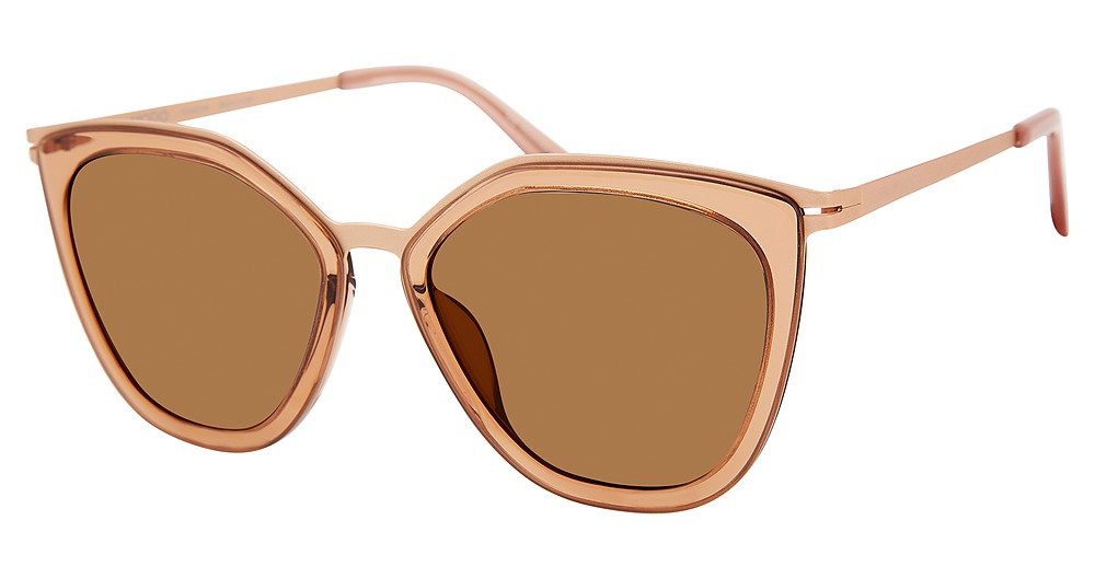 Modo 463 cateye sunglasses in Crystal Nude