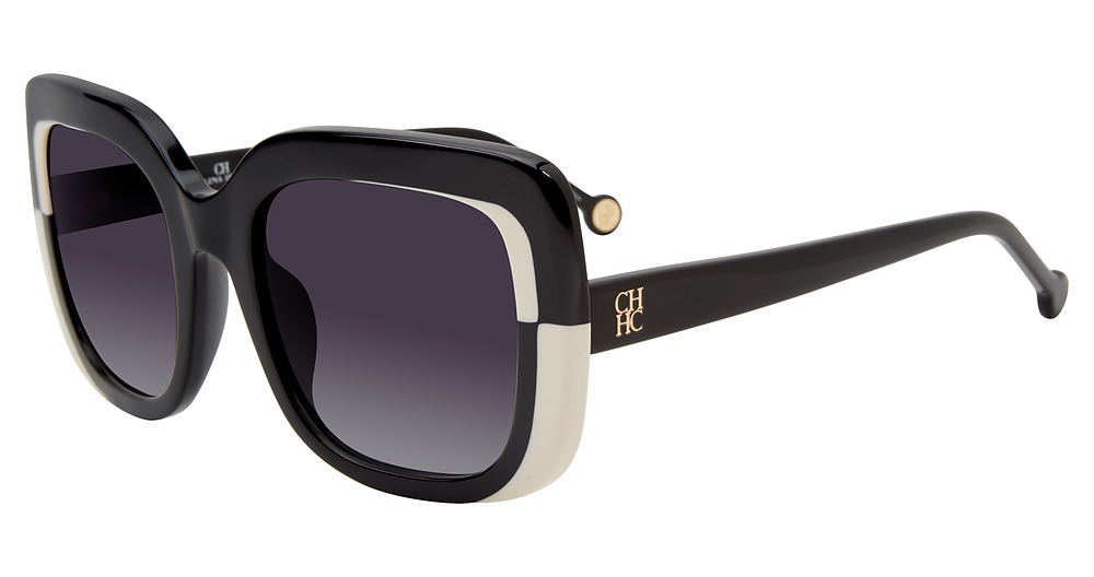 Carolina Herrera SHE786 square sunglasses in Black 0700