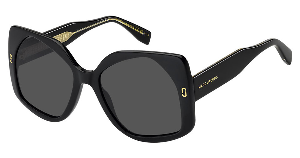 Marc Jacobs MJ 1133/S square sunglasses in Black/Grey