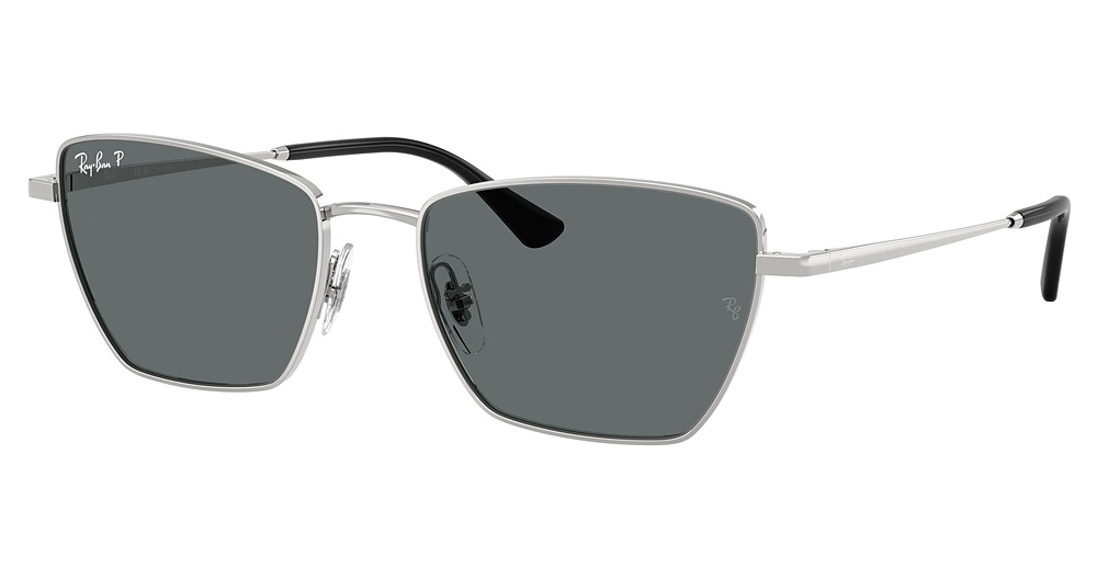 Ray-Ban RB3783 cateye sunglasses in Silver/Dark Grey Polarized