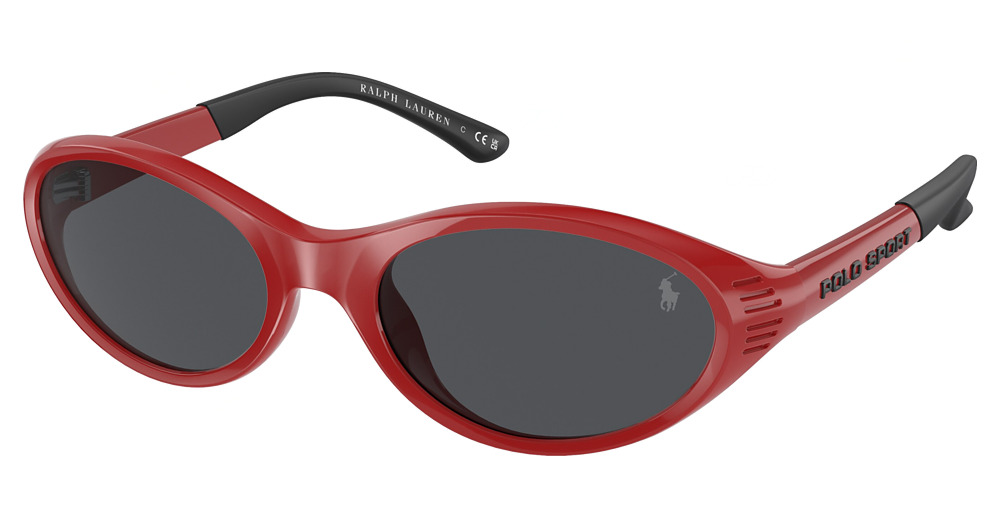 SHINY RED / GREY
