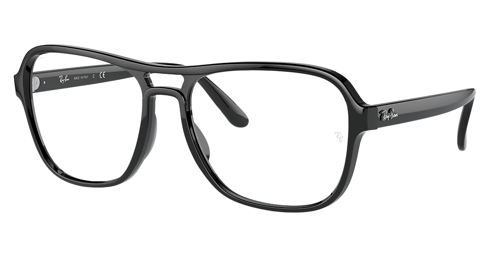 Ray-Ban RX4356V aviator eyeglasses in Black
