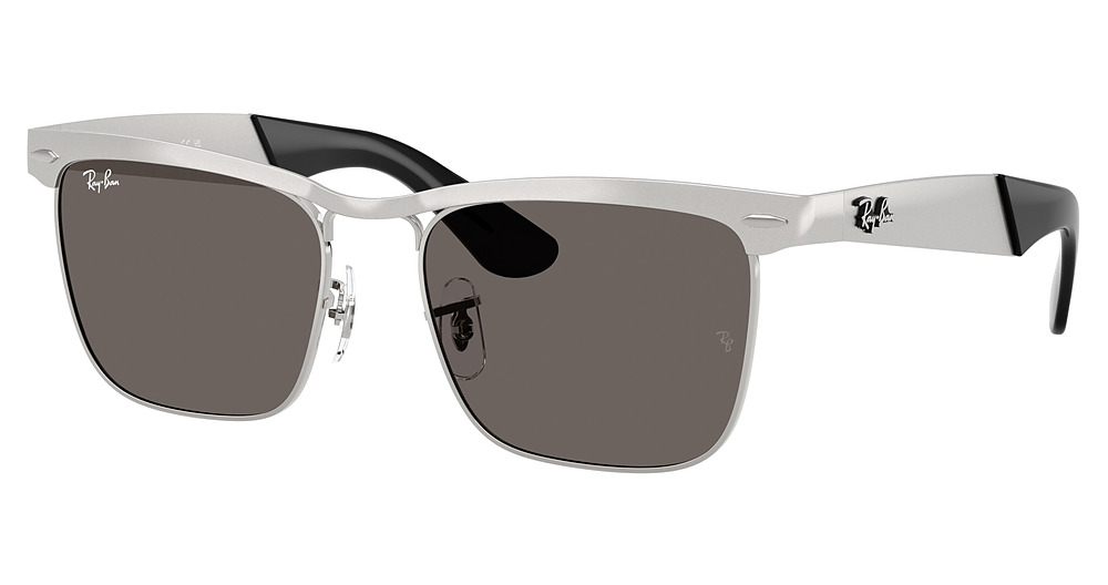 SANDBLASTED SILVER ON SI / DARK GREY