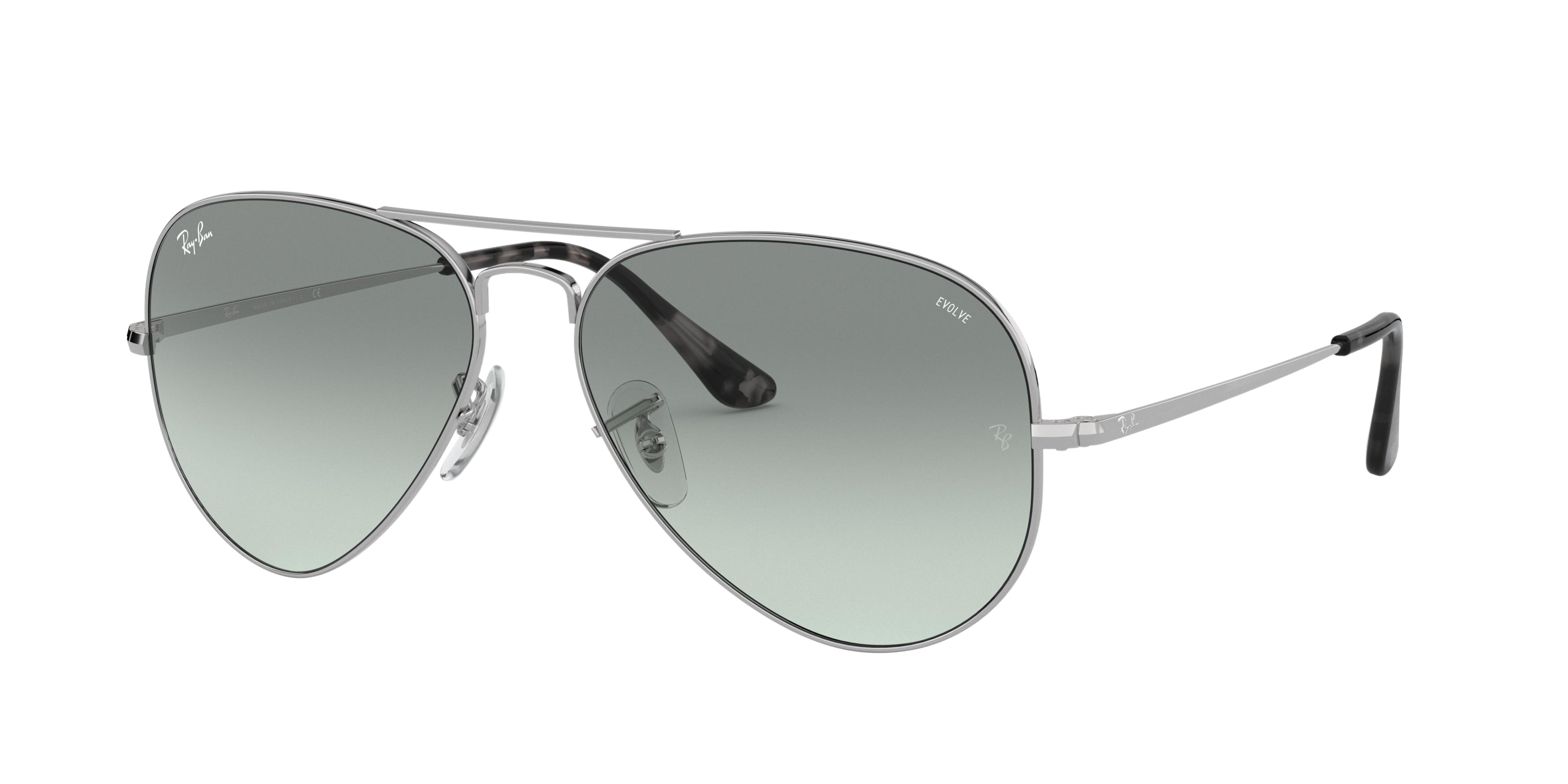 Ray-Ban RB3689 round sunglasses in Silver