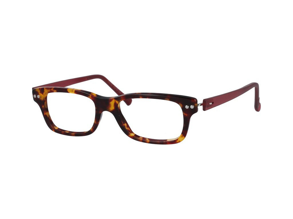 iGreen IGV04.72 rectangle eyeglasses in Shiny Tortoise/Matte Burgundy
