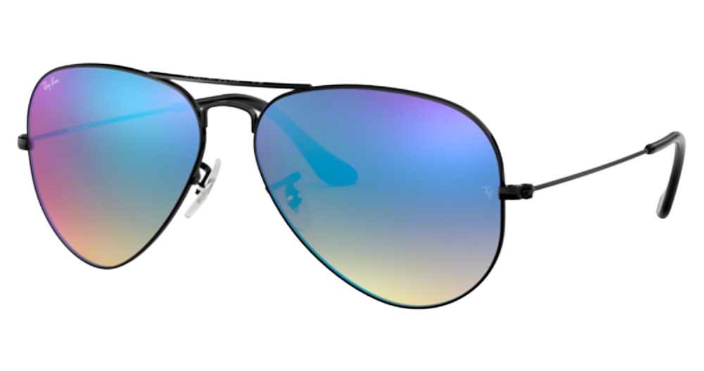BLACK / BROWN GRADIENT MIRROR BLUE