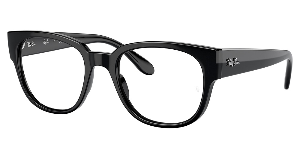 Ray-Ban RX7210 round eyeglasses in Black