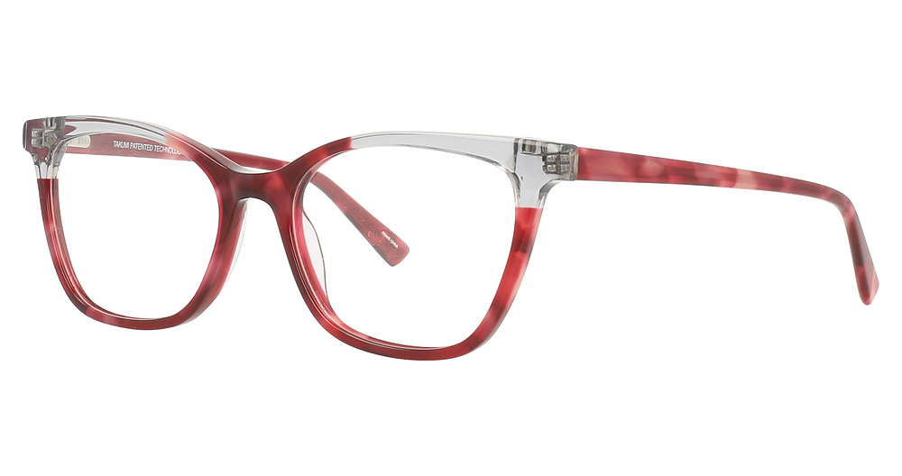 Red & Pink Marbled & Crystal Grey / Red & Pink Marbled